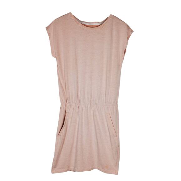 Arc'teryx Ardena Dress XS Pockets Short Sleeve Cotton Blend Lightweight Lt Pink - Picture 2 of 15